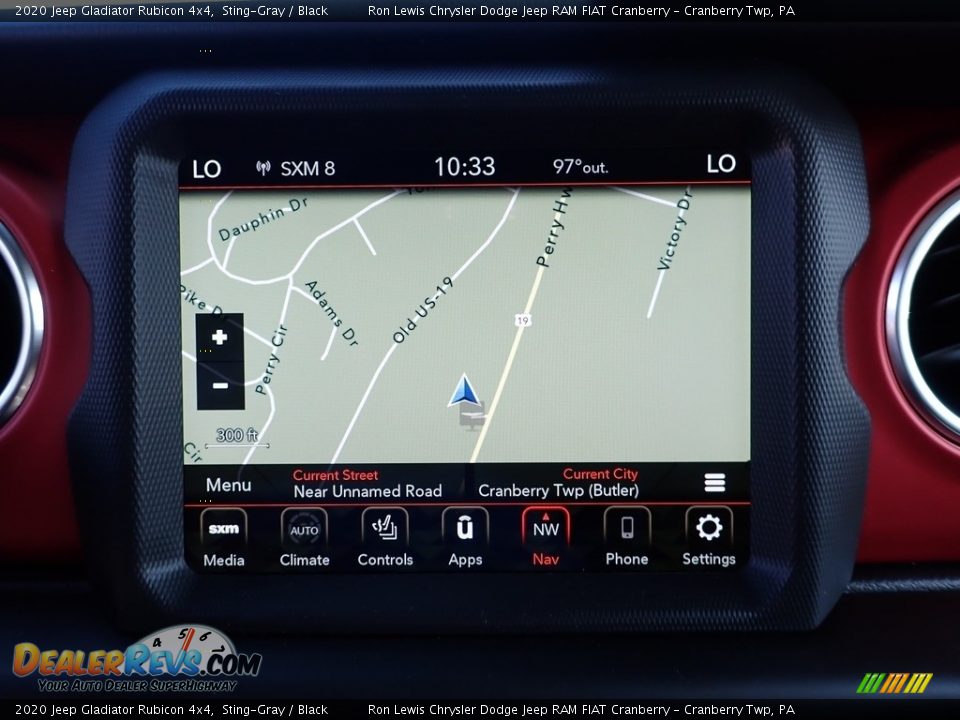 2020 Jeep Gladiator Rubicon 4x4 Sting-Gray / Black Photo #18