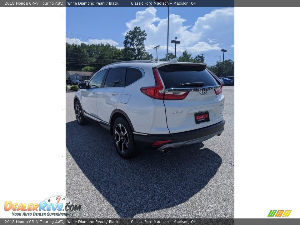 2018 Honda CR-V Touring AWD White Diamond Pearl / Black Photo #10