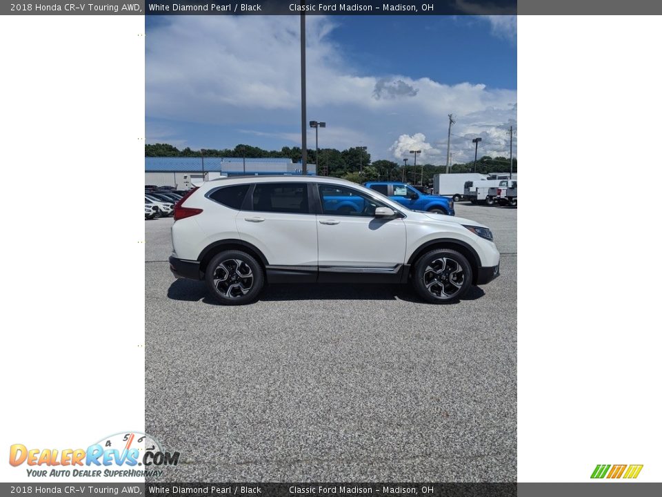 2018 Honda CR-V Touring AWD White Diamond Pearl / Black Photo #13