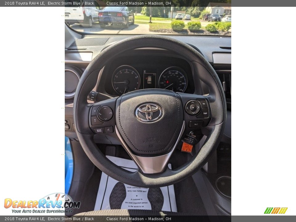2018 Toyota RAV4 LE Electric Storm Blue / Black Photo #9