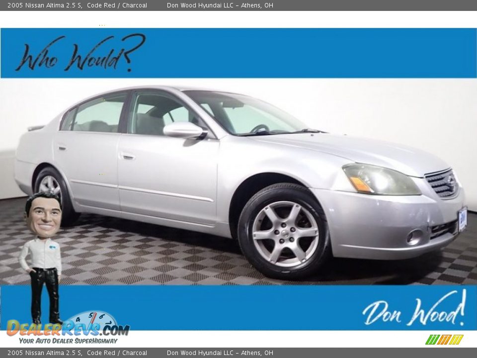 2005 Nissan Altima 2.5 S Code Red / Charcoal Photo #1
