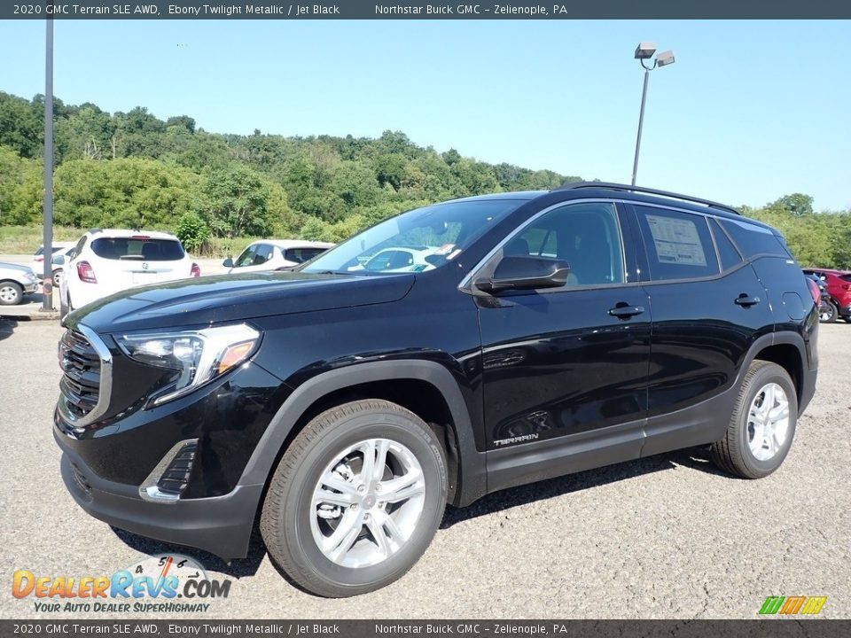 2020 GMC Terrain SLE AWD Ebony Twilight Metallic / Jet Black Photo #1