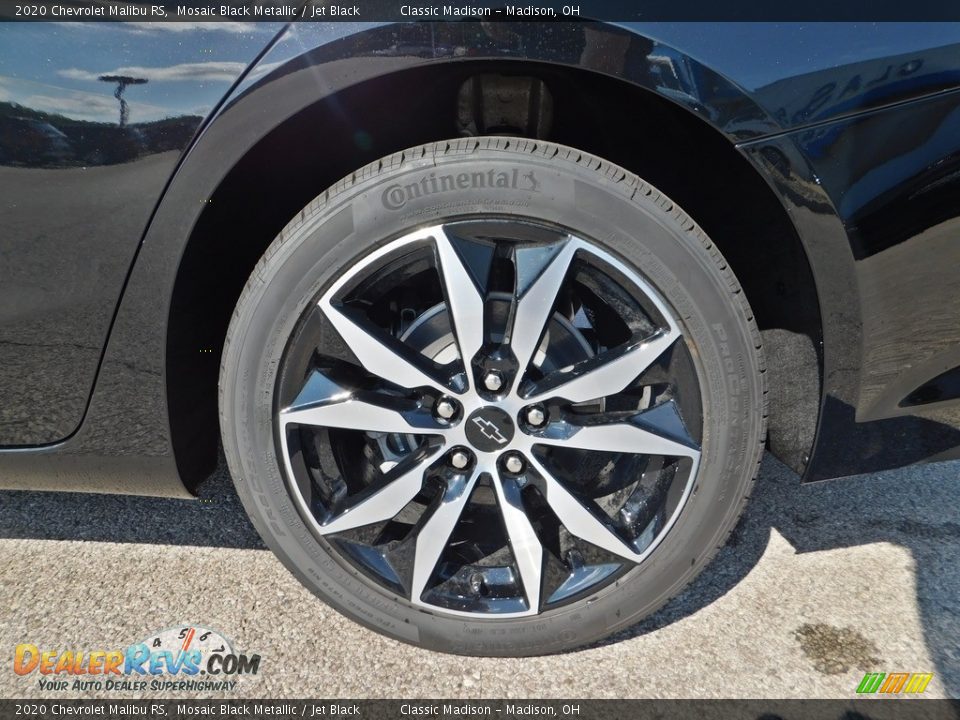 2020 Chevrolet Malibu RS Mosaic Black Metallic / Jet Black Photo #10