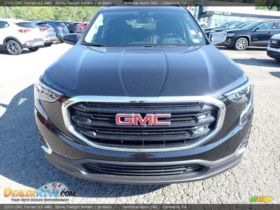 2020 GMC Terrain SLE AWD Ebony Twilight Metallic / Jet Black Photo #2