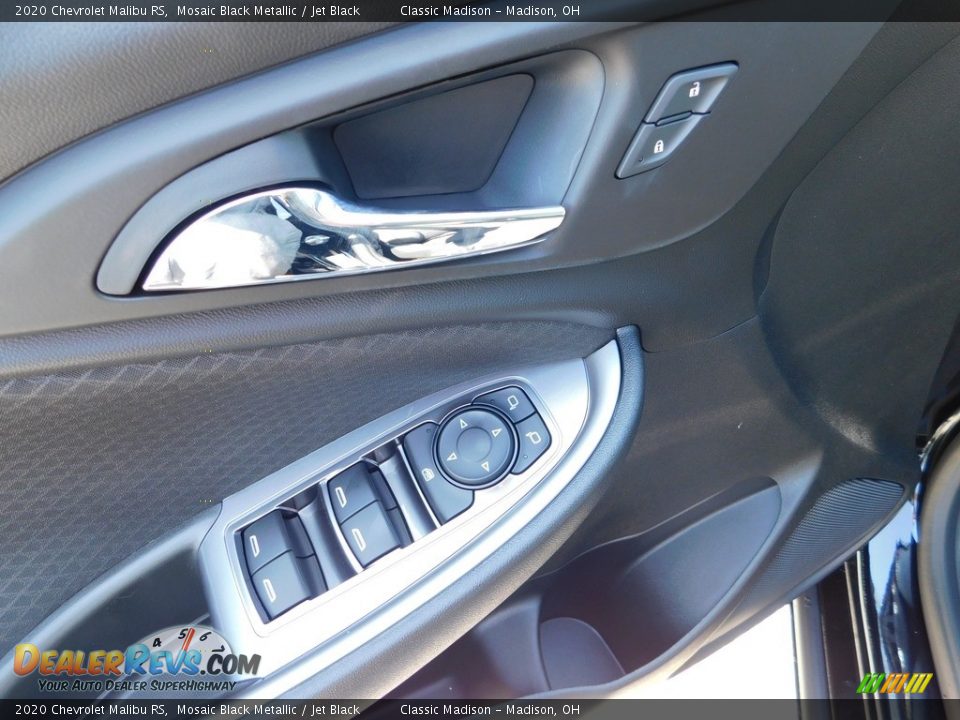 2020 Chevrolet Malibu RS Mosaic Black Metallic / Jet Black Photo #12