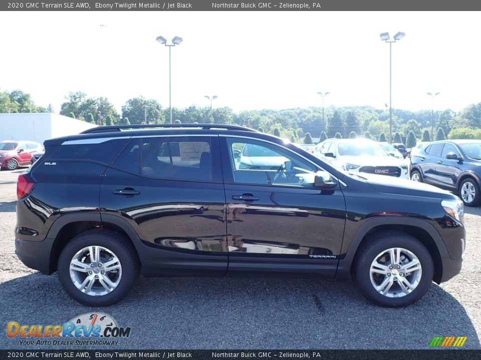 2020 GMC Terrain SLE AWD Ebony Twilight Metallic / Jet Black Photo #4