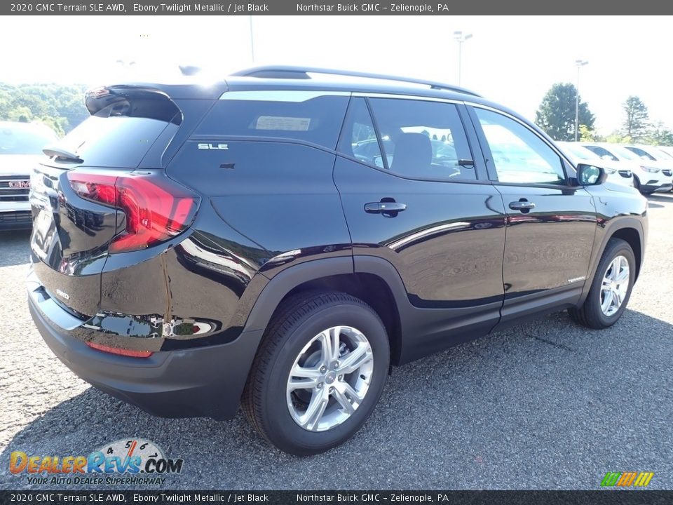 2020 GMC Terrain SLE AWD Ebony Twilight Metallic / Jet Black Photo #5