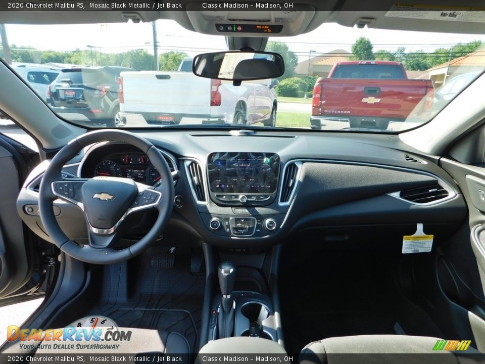 2020 Chevrolet Malibu RS Mosaic Black Metallic / Jet Black Photo #14