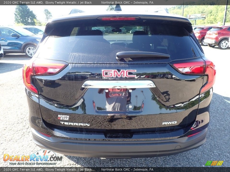 2020 GMC Terrain SLE AWD Ebony Twilight Metallic / Jet Black Photo #6