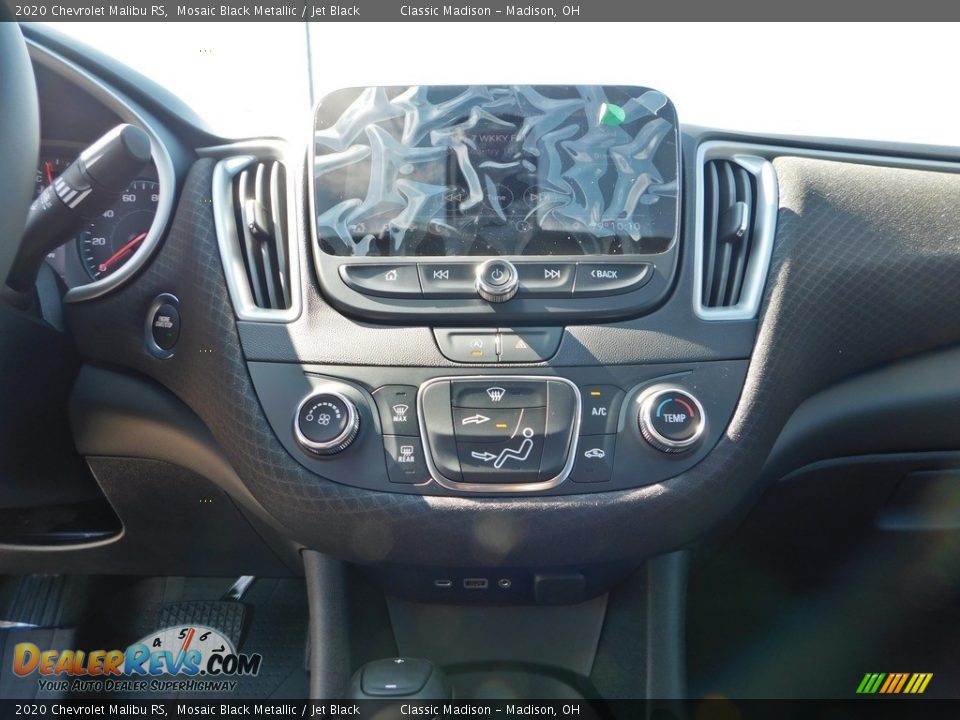 2020 Chevrolet Malibu RS Mosaic Black Metallic / Jet Black Photo #16