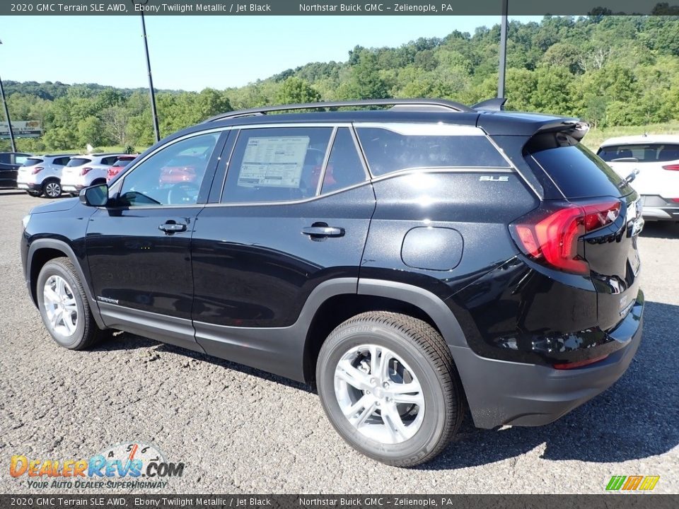 2020 GMC Terrain SLE AWD Ebony Twilight Metallic / Jet Black Photo #8