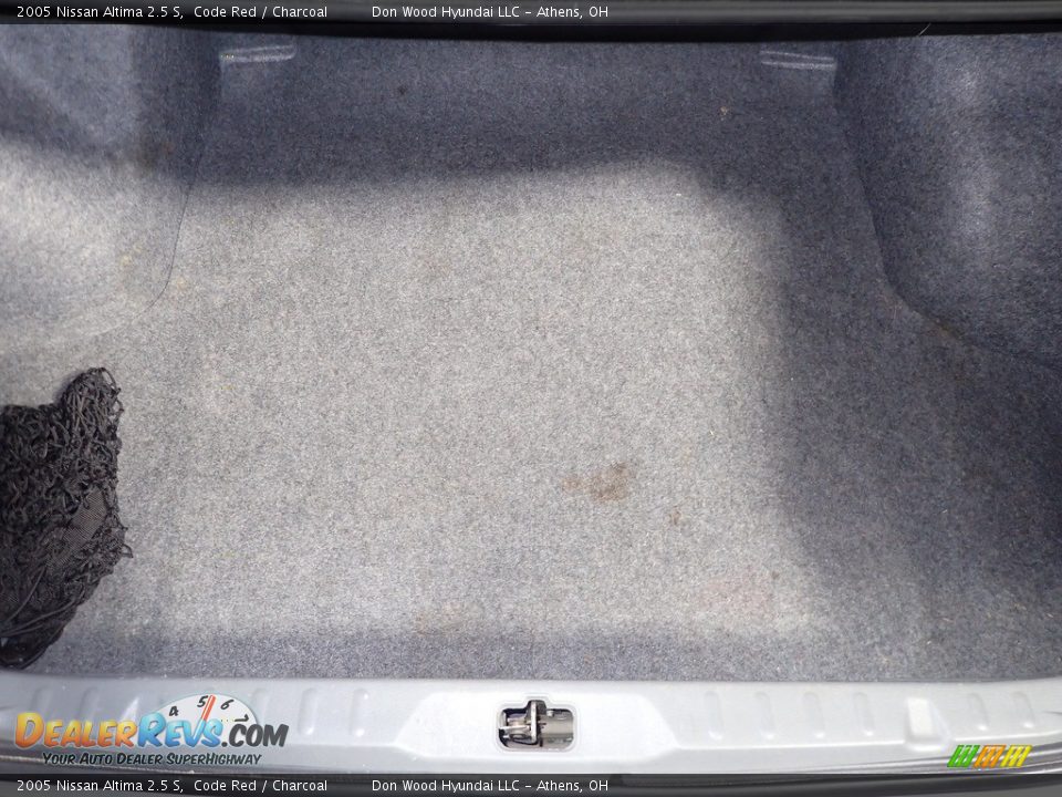 2005 Nissan Altima 2.5 S Code Red / Charcoal Photo #13