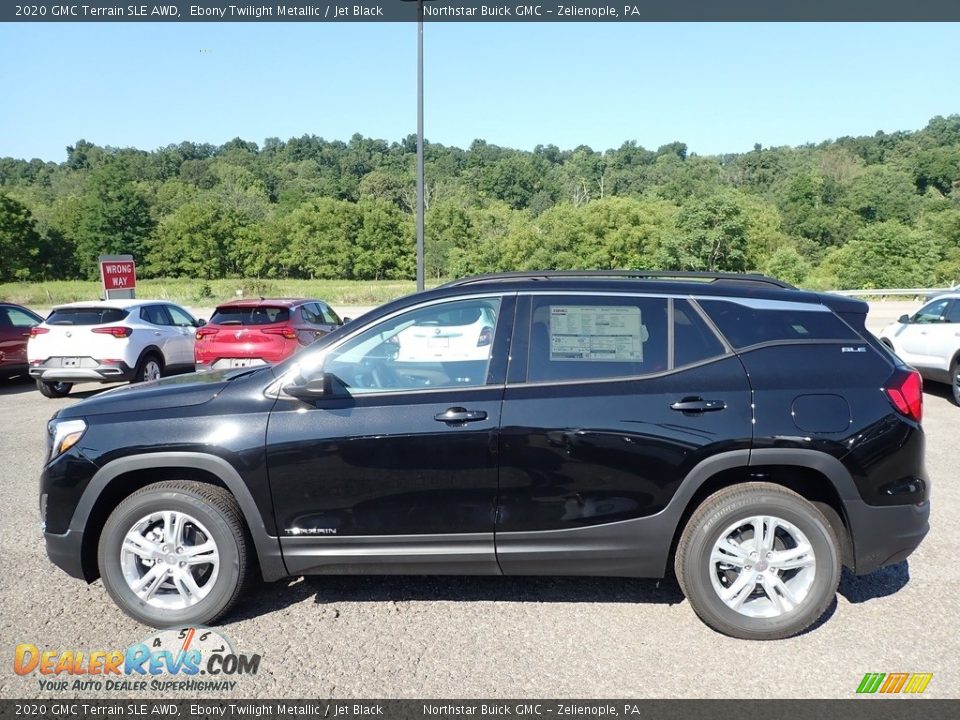 2020 GMC Terrain SLE AWD Ebony Twilight Metallic / Jet Black Photo #9