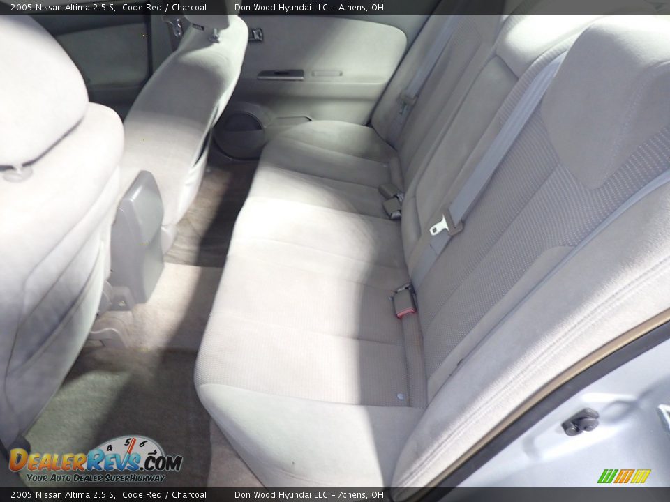 2005 Nissan Altima 2.5 S Code Red / Charcoal Photo #20