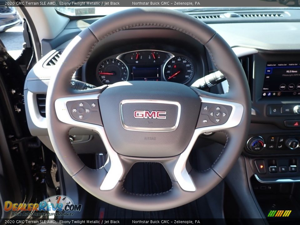 2020 GMC Terrain SLE AWD Ebony Twilight Metallic / Jet Black Photo #17