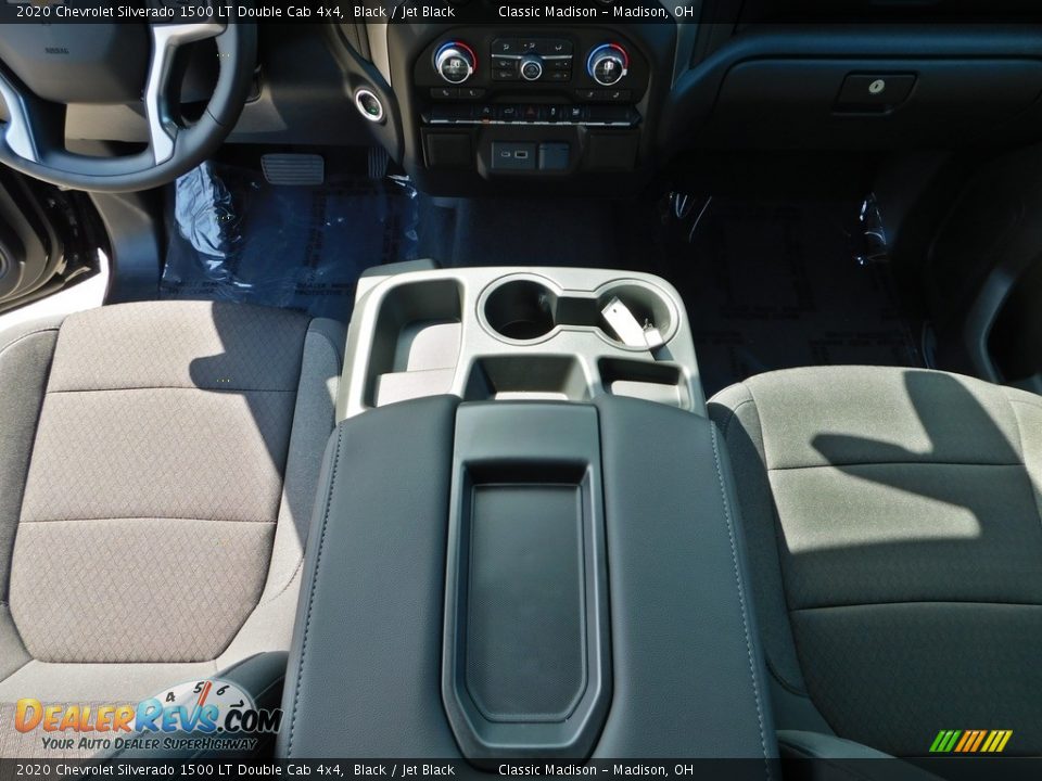 2020 Chevrolet Silverado 1500 LT Double Cab 4x4 Black / Jet Black Photo #25