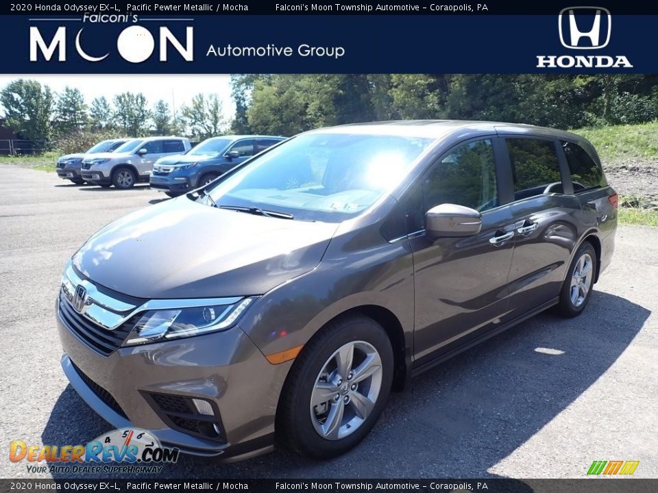 2020 Honda Odyssey EX-L Pacific Pewter Metallic / Mocha Photo #1