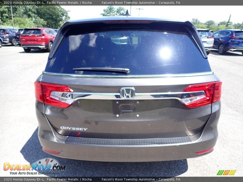 2020 Honda Odyssey EX-L Pacific Pewter Metallic / Mocha Photo #4