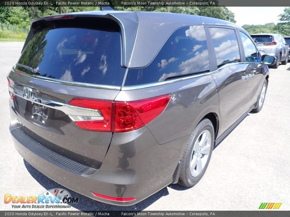 2020 Honda Odyssey EX-L Pacific Pewter Metallic / Mocha Photo #5