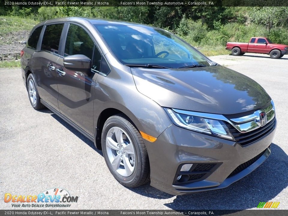 2020 Honda Odyssey EX-L Pacific Pewter Metallic / Mocha Photo #6