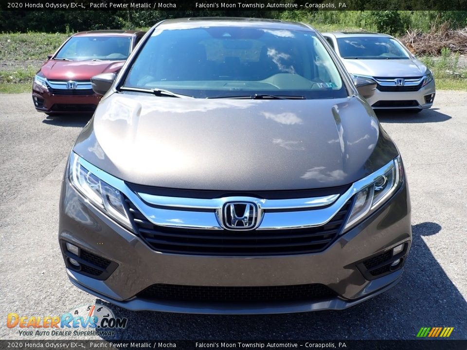 2020 Honda Odyssey EX-L Pacific Pewter Metallic / Mocha Photo #7