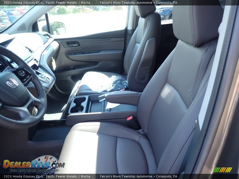 2020 Honda Odyssey EX-L Pacific Pewter Metallic / Mocha Photo #8