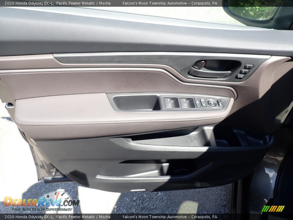 2020 Honda Odyssey EX-L Pacific Pewter Metallic / Mocha Photo #9