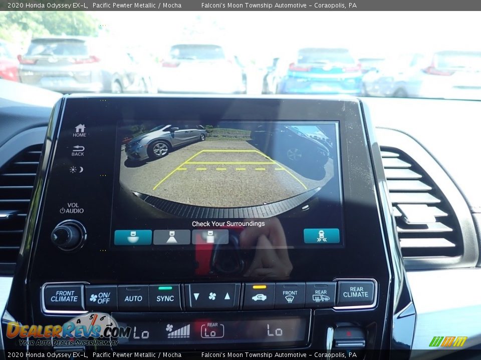 2020 Honda Odyssey EX-L Pacific Pewter Metallic / Mocha Photo #12