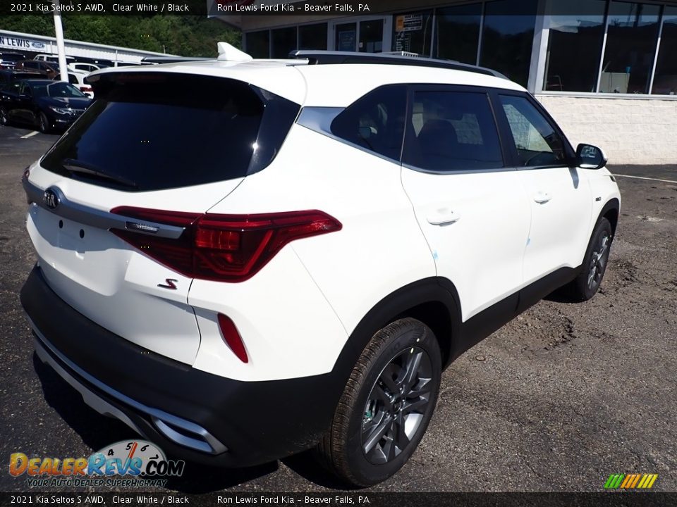 2021 Kia Seltos S AWD Clear White / Black Photo #9