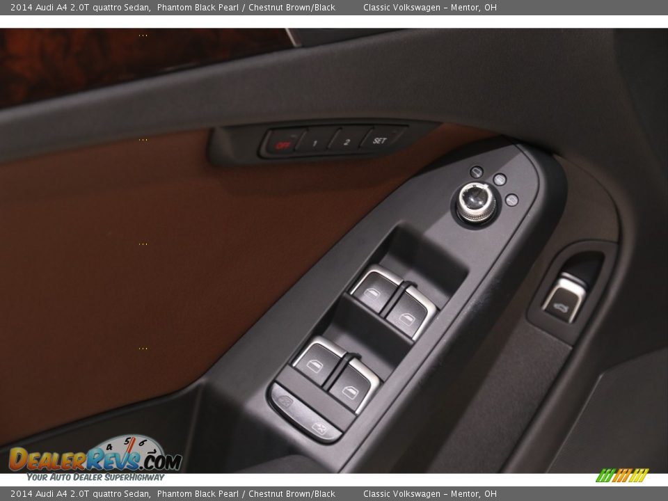 2014 Audi A4 2.0T quattro Sedan Phantom Black Pearl / Chestnut Brown/Black Photo #5