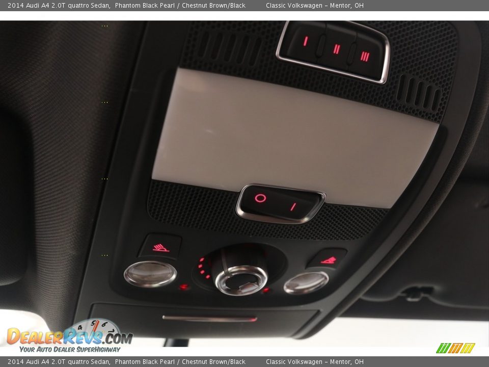 2014 Audi A4 2.0T quattro Sedan Phantom Black Pearl / Chestnut Brown/Black Photo #11
