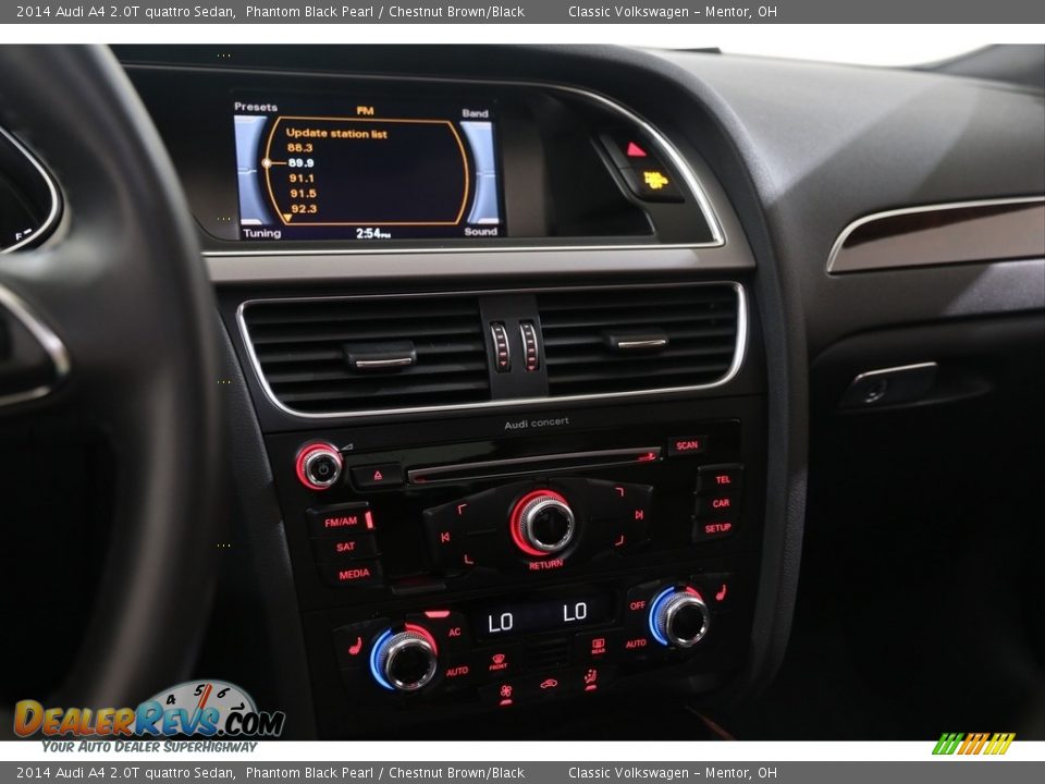 2014 Audi A4 2.0T quattro Sedan Phantom Black Pearl / Chestnut Brown/Black Photo #13