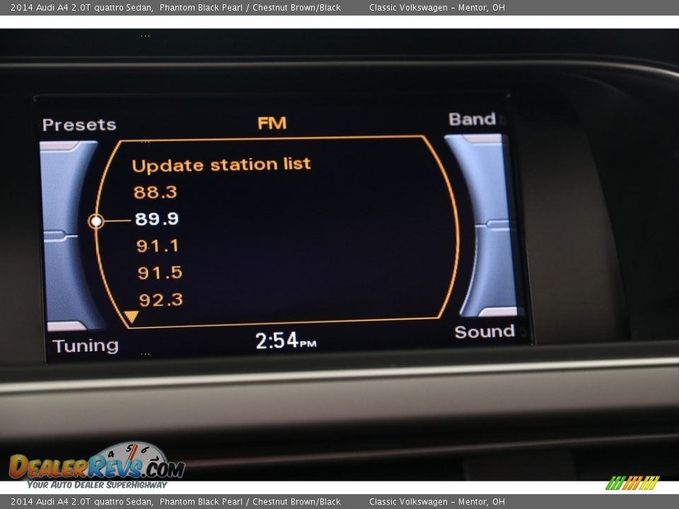 2014 Audi A4 2.0T quattro Sedan Phantom Black Pearl / Chestnut Brown/Black Photo #14