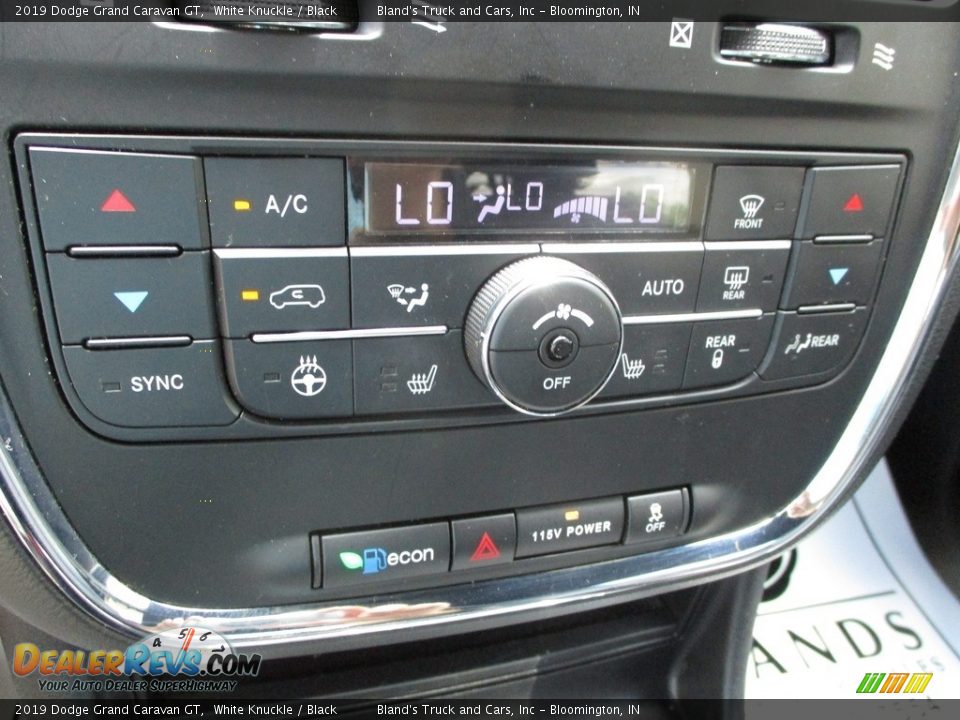 2019 Dodge Grand Caravan GT White Knuckle / Black Photo #22