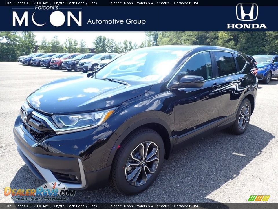 2020 Honda CR-V EX AWD Crystal Black Pearl / Black Photo #1