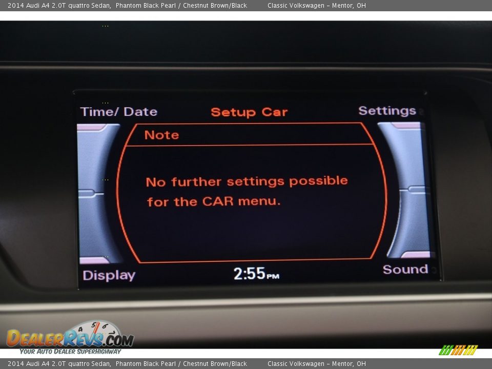 2014 Audi A4 2.0T quattro Sedan Phantom Black Pearl / Chestnut Brown/Black Photo #18