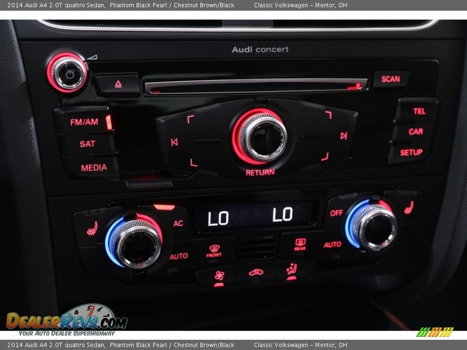 2014 Audi A4 2.0T quattro Sedan Phantom Black Pearl / Chestnut Brown/Black Photo #19