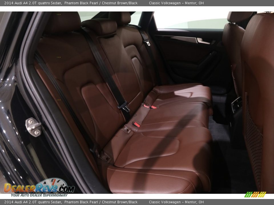 2014 Audi A4 2.0T quattro Sedan Phantom Black Pearl / Chestnut Brown/Black Photo #22