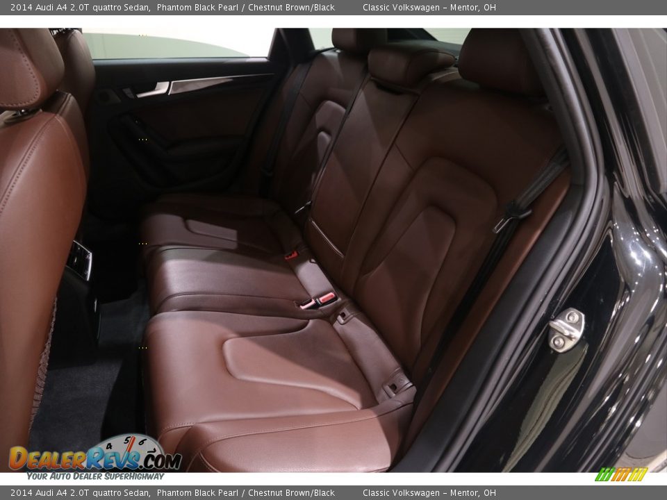 2014 Audi A4 2.0T quattro Sedan Phantom Black Pearl / Chestnut Brown/Black Photo #23