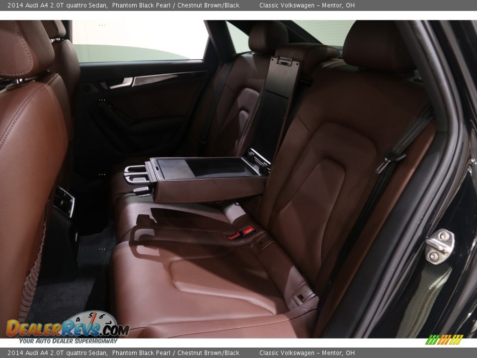 2014 Audi A4 2.0T quattro Sedan Phantom Black Pearl / Chestnut Brown/Black Photo #24