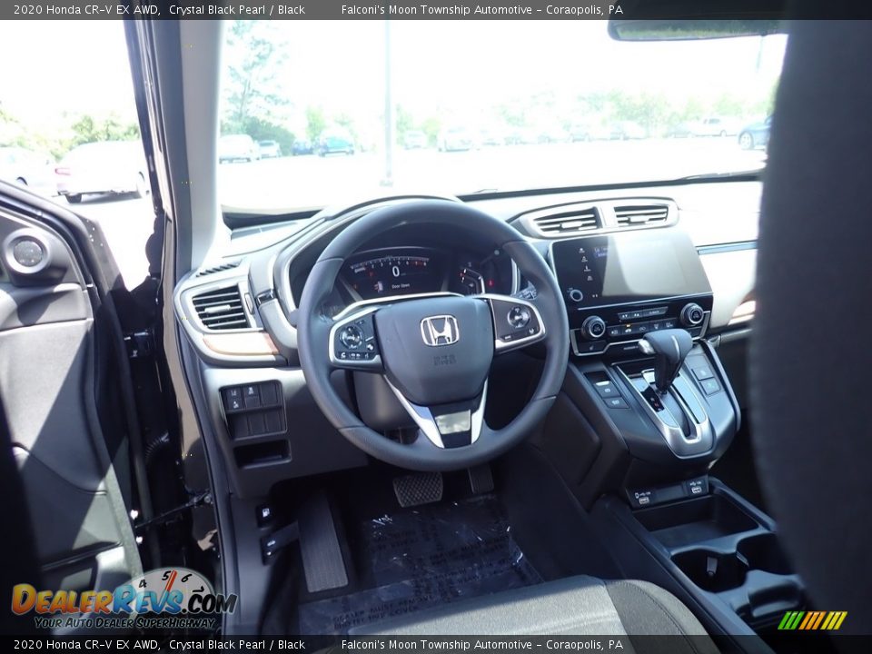 2020 Honda CR-V EX AWD Crystal Black Pearl / Black Photo #10