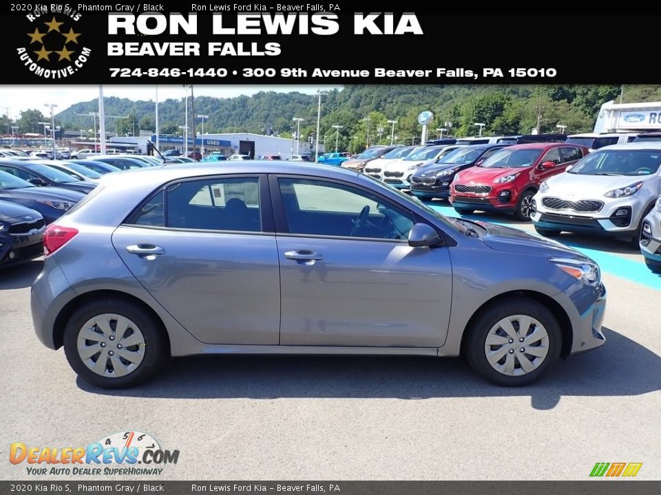 2020 Kia Rio S Phantom Gray / Black Photo #1