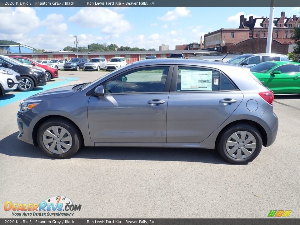 2020 Kia Rio S Phantom Gray / Black Photo #6