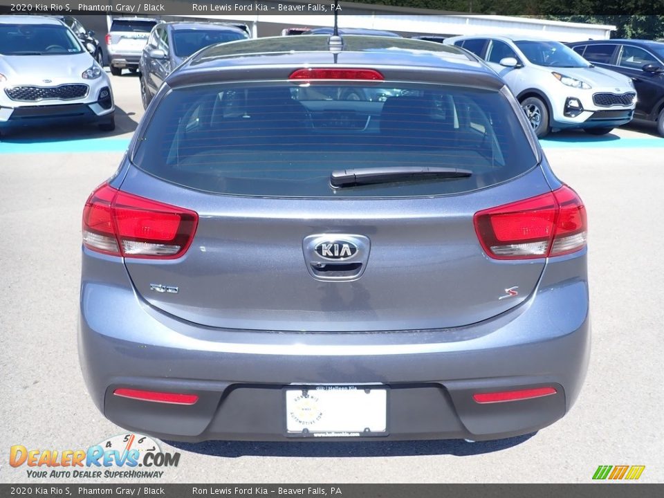 2020 Kia Rio S Phantom Gray / Black Photo #8