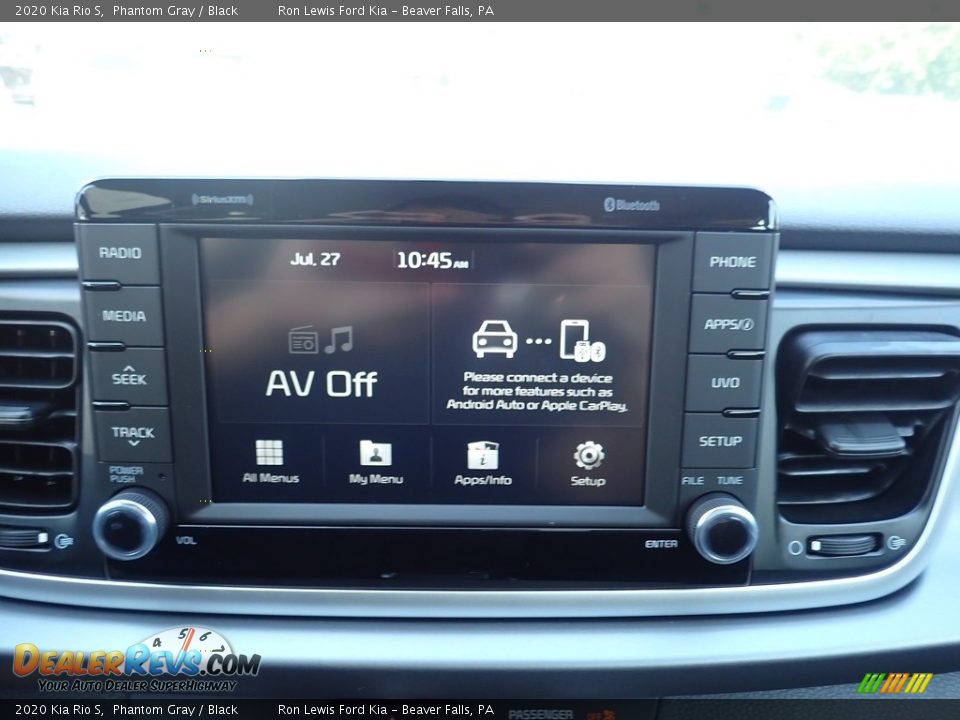 2020 Kia Rio S Phantom Gray / Black Photo #15