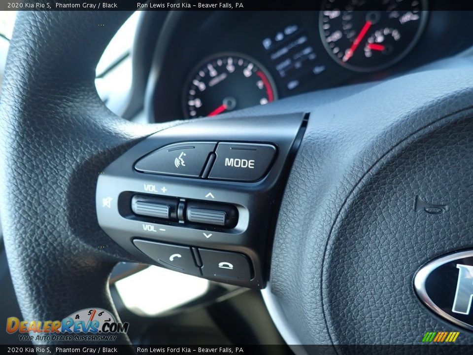 2020 Kia Rio S Phantom Gray / Black Photo #18