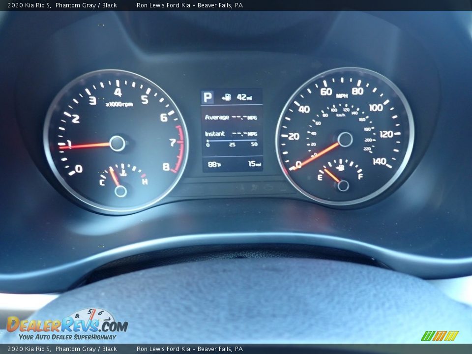 2020 Kia Rio S Phantom Gray / Black Photo #19