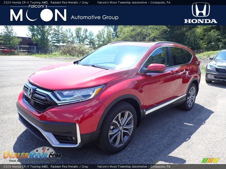 2020 Honda CR-V Touring AWD Radiant Red Metallic / Gray Photo #1