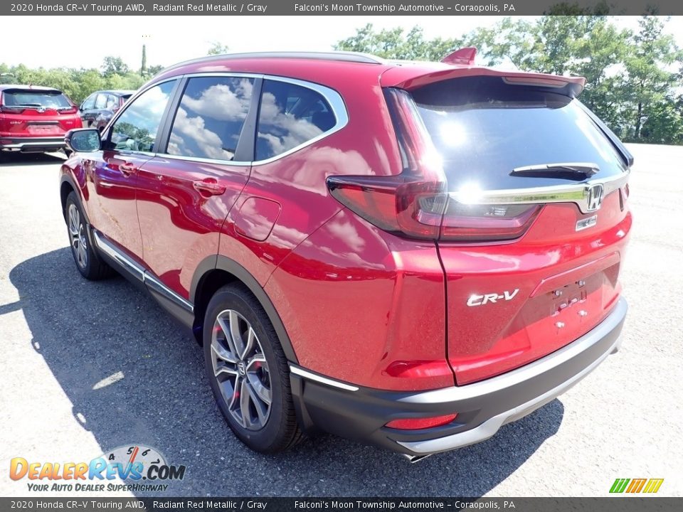 2020 Honda CR-V Touring AWD Radiant Red Metallic / Gray Photo #2