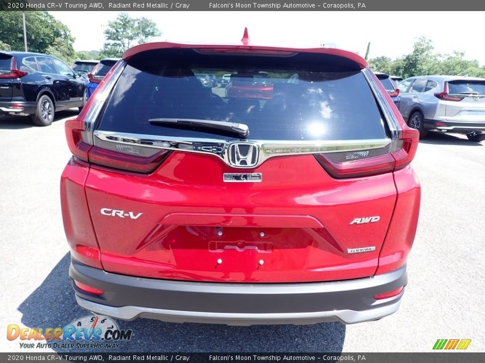 2020 Honda CR-V Touring AWD Radiant Red Metallic / Gray Photo #3